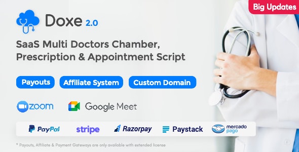 Script PHP -  Plataforma de Prescrição e Consulta de médicos online